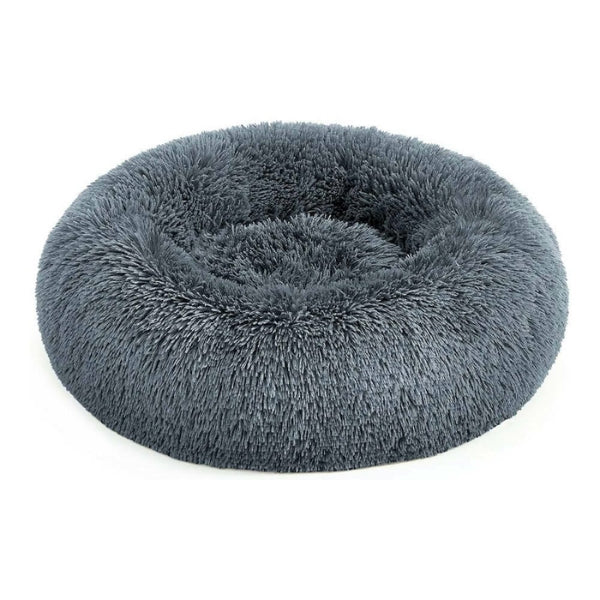 FLUFFY - מיטה עגולה בצבע אפור